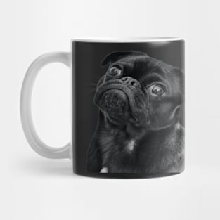 happy pug puppy sticker Mug